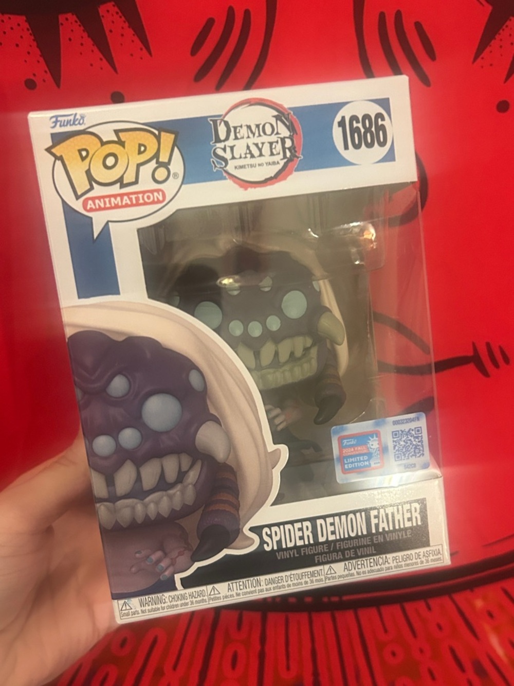 Funko Pop! Animation Spider Demon Father Vinyl Figure - NEW